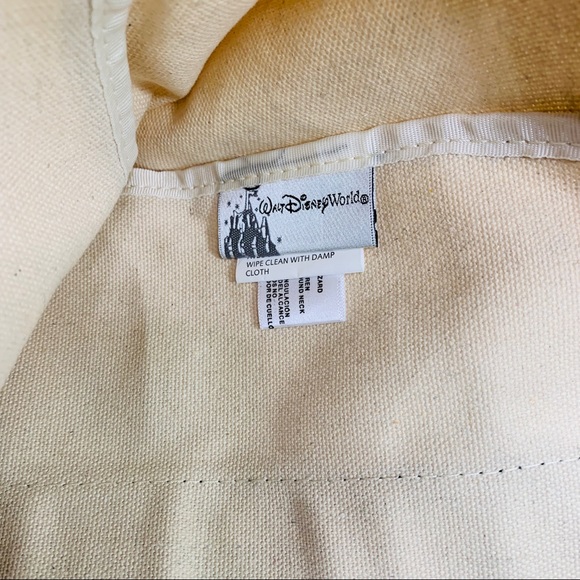 DISNEY WORLD | Canvas Tote with Pockets - Picture 6 of 6